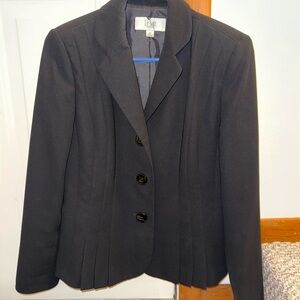 Le Suit Black Tailored Blazer Professional Fit